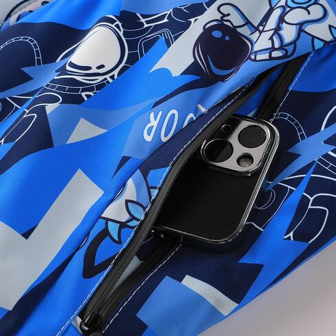 سترة تزلج مضادة للماء للأولاد معطف شتوي دافئ للثلج سترات صوفية للأطفال للتزلج على الجليد معاطف سميكة مقاومة للرياح in Kuwait