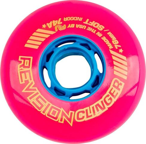 TGM Skateboards Revision Roller Hockey Wheels Indoor Clinger 74A - 8 عبوات مع محامل سيراميك هجينة - اختر الحجم in Saudi Arabia