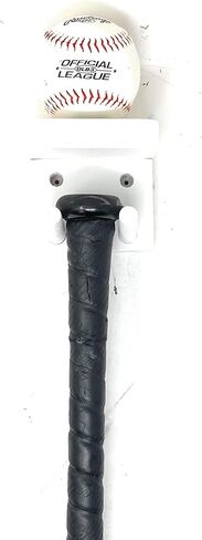 Full Size Bat and Ball Rack/Softball Holder Wall Mount Wood Display in Saudi Arabia