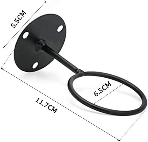 قطعتان من حامل تذكارات عرض البيسبول والكرة اللينة، حاملات عرض معدات رياضية شديدة التحمل للتذكارات - خطافات للكرة اللينة - شماعة سوداء in Saudi Arabia