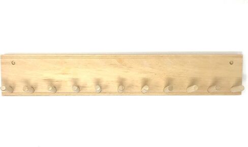 MWCSPORTS Baseball Softball Bat Rack Meant to Hold Up to 10 Full Size Standard Bats Holder Display Trophy Awards Baseball Bat Rack Shelf Holder Wa in Kuwait