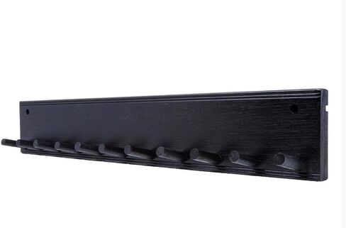 MWCSPORTS Baseball Softball Bat Rack Meant to Hold Up to 10 Full Size Standard Bats Holder Display Trophy Awards Baseball Bat Rack Shelf Holder Wa in Kuwait