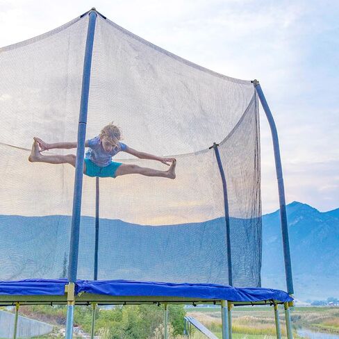 Skywalker Trampolines 12FT 13FT 14FT 15FT 17FT Trampoline with Enclosure, Spring Pad Cover, Heavy Duty Jump Mat in Saudi Arabia