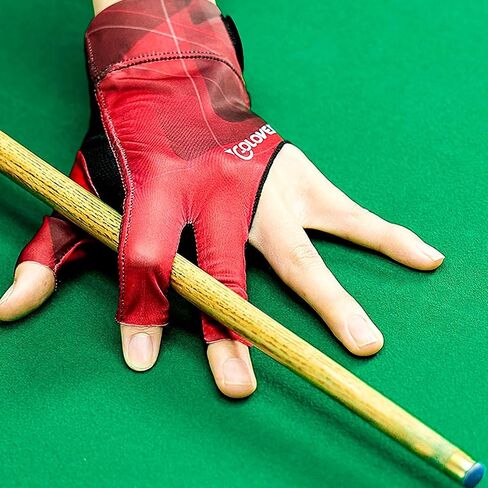 1 Pcs Left Hand 3 Finger Non-Slip Billiards Gloves for Snooker Gloves Suitable for Men and Women in Saudi Arabia