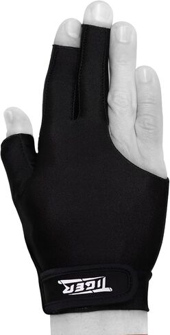 Tiger-X Billiard Glove - Black - for Right Hand by Tiger Products in Kuwait
