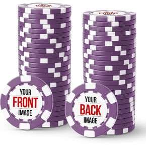 Custom Poker Chips | Custom Poker Chip Sets of 50, 100, 200 or 500 | Personalized Poker Chips | Custom Poker Chips with Logo in Saudi Arabia