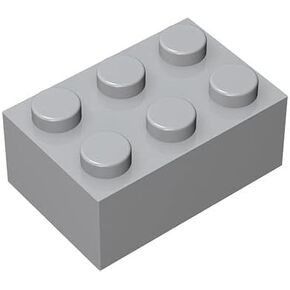 Classic Bulk Brick Block 2x3, 100 Piece Golden Brick 2x3,Compatible with Lego Parts and Pieces 3002, Creative Play Set - Compatible with Major Brands(Colour:Golden) in Kuwait
