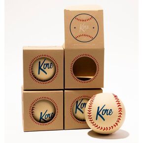 Kore Softball – Hand-Stitched Real Feel Foam Softballs | Safe Indoor & Outdoor Practice Ball for Backyard Play | Softball Gift or Desk Toy | Stocking Stuffer | Party Favors | (4) in Saudi Arabia