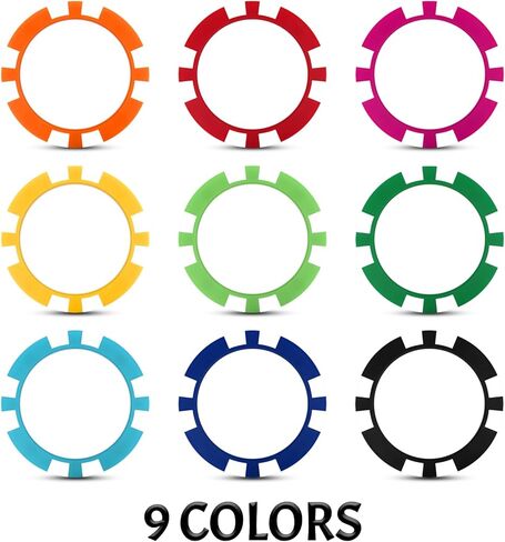 رقائق البوكر الخزفية المخصصة، تصميم شخصي ليالي الكازينو، ألعاب البوكر المنزلية، هدايا حفلات الجولف، شعار/نص/صورة قابلة للتخصيص، حزمة من 25-1000 in Kuwait