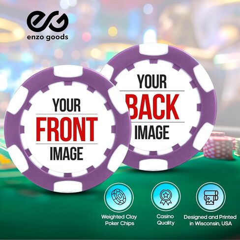 Custom Poker Chips | Custom Poker Chip Sets of 50, 100, 200 or 500 | Personalized Poker Chips | Custom Poker Chips with Logo in Saudi Arabia