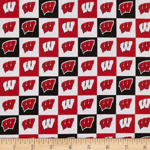 NCAA Wisconsin Badgers NCAA Check، قماش بجوار الفناء in Saudi Arabia