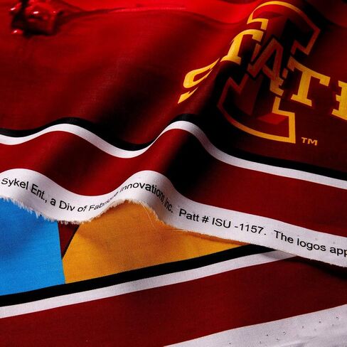 NCAA Iowa State Cyclones Digital Tailgate Cotton 36" Panel, Fabric by the Yard in Saudi Arabia
