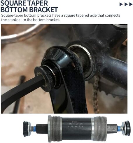 Square Taper JIS Bottom Bracket 68 X110mm/123mm/127mm for Mountain Bike Replace BB-UN26 (68 x 110mm) in Saudi Arabia