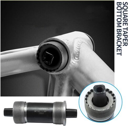 Square Taper JIS Bottom Bracket 68 X110mm/123mm/127mm for Mountain Bike Replace BB-UN26 (68 x 110mm) in Saudi Arabia