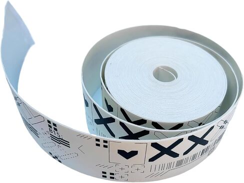 Tennis Racket Head Guard Tape, 35mm x 16ft Protective Frame Tape for Racquet Protection, Black Head Guard Strip for Tennis Badminton in Saudi Arabia