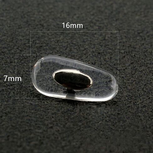 5 Pairs Nose Pads Replacement for RayBan,Push-in/Plug-in Nose Pieces Fit for Ray Ban Sunglasss Eyeglasss Frames,Soft Silicone Anti-Slip Glasses Nose Guards for Eyewear Parts Repair Kits in Saudi Arabia