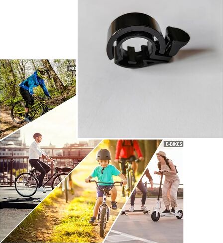 Bicycle Bell Super Loud Mountain Bike Universal Adult Bicycle Invisible Horn Riding Equipment Accessories Invisible Horn Folding in Saudi Arabia