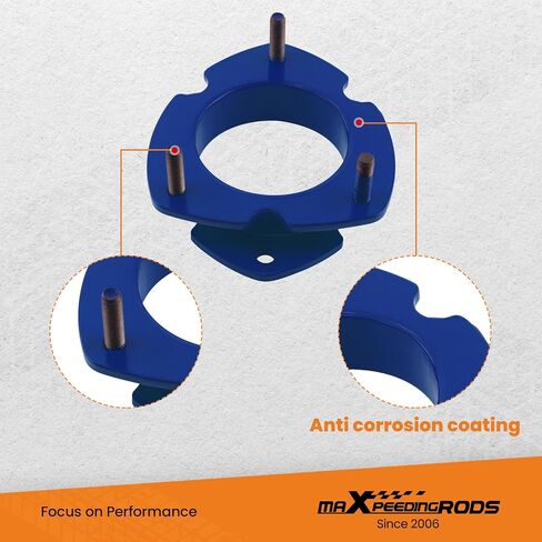 maXpeedingrods 3.5" Front & 2.5" Rear Leveling Kit for Ford Expedition 2003-2018, for Lincoln Navigator 2WD/4WD, SUV Lift Strut Spacers, Gray in Saudi Arabia