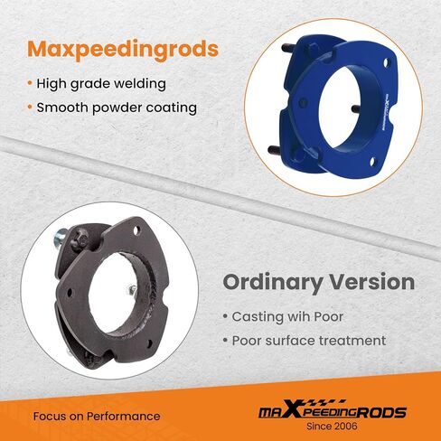 maXpeedingrods 3.5" Front & 2.5" Rear Leveling Kit for Ford Expedition 2003-2018, for Lincoln Navigator 2WD/4WD, SUV Lift Strut Spacers, Gray in Saudi Arabia