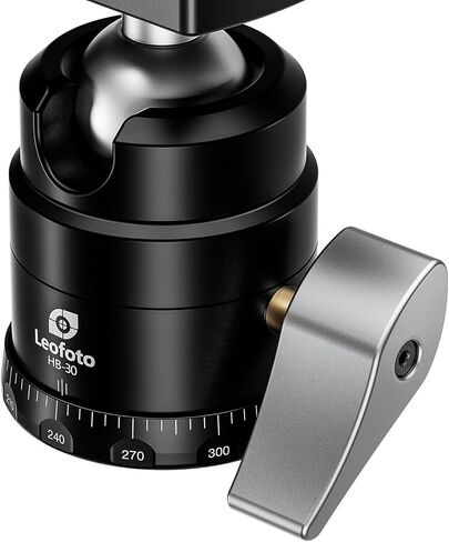 رأس الكرة الثقيل 70 ملم مع مشبك LR-70 Lever-Release ، سعة تحميل 88 رطلاً ، ألومنيوم ، كرة 70 مم ، قاعدة 81 ملم (HB-70LR) in Kuwait