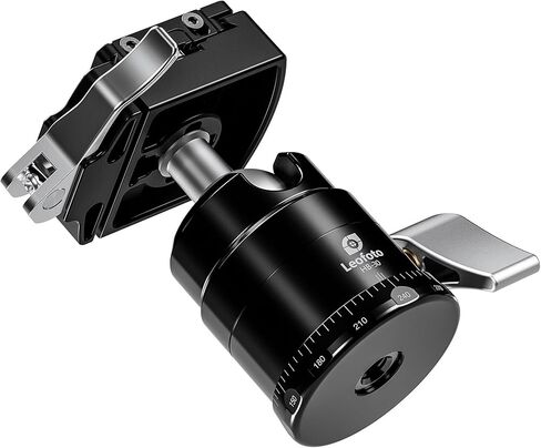 رأس الكرة الثقيل 70 ملم مع مشبك LR-70 Lever-Release ، سعة تحميل 88 رطلاً ، ألومنيوم ، كرة 70 مم ، قاعدة 81 ملم (HB-70LR) in Kuwait