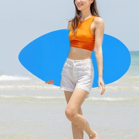 Generic Skimboard Designed for Adults, Suitable for Pool and Lake Activities, Small Decor in Kuwait