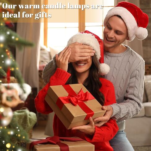 مصباح شمعة دافئ مع ارتفاع توقيت قابلة للتعديل ، لديكور المنزل الجديد ، عيد الأم ، هدايا أعياد الميلاد للنساء ، مصباح أكثر دفئًا للشمع لشموع الجرة مع 2 لمبات in Kuwait