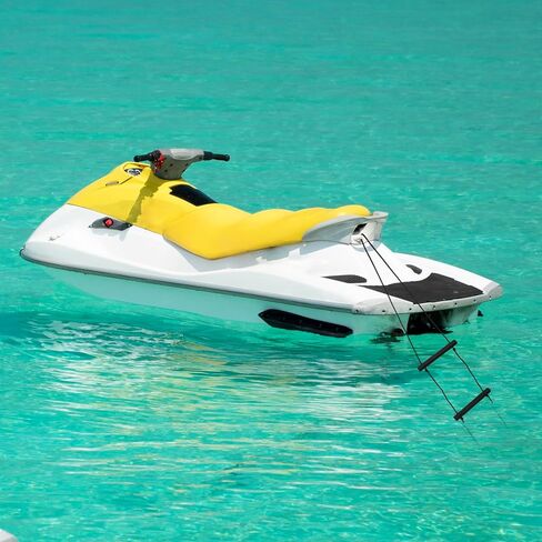 3 Step Boat Rope Ladder Portable Assist Boat Boarding Outdoor Climbing Rope Ladder for Inflatable Boat Sailboat Motorboat Canoeing Kayak Supplies in Saudi Arabia