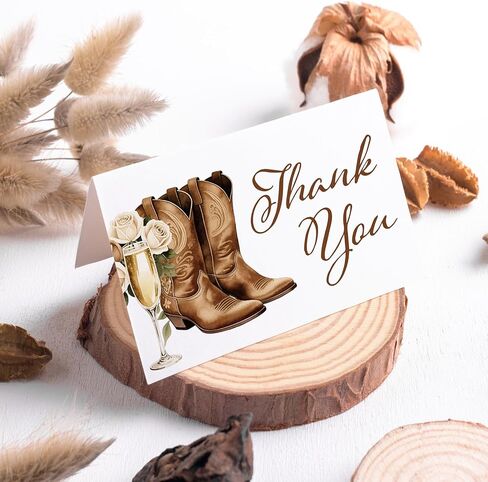 Whaline 24 Pack Storybook Thank You Cards A New Chapter Note Card with Envelopes Stickers Green Book Theme Greeting Blank Card for Birthday Baby Shower in Saudi Arabia