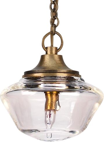 Waldosia 1:12 Scale Dollhouse Miniature 12v Kitchen Classic Swag Lamp with Glass Shade in Saudi Arabia