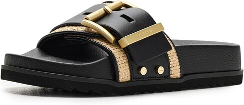 Women's Ellie Raffia Slider Ballet Flat in Saudi Arabia
