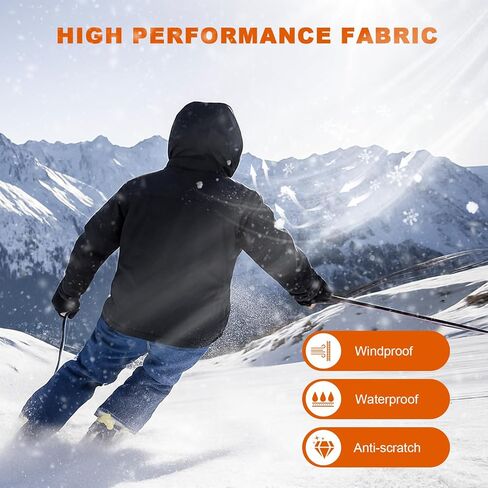 Heated Jacket for Women with Fleece Lining 20000mAh Battery Windproof Waterproof Women‘s Heated Jacket 2025 Upgrade in Kuwait