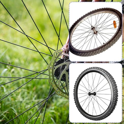 14PCS Bicycle Spokes, Stainless Steel Spokes 264mm/10.3 Inch Mountain Bike Road Bike 14G Spoke with 14mm Nipples in Saudi Arabia