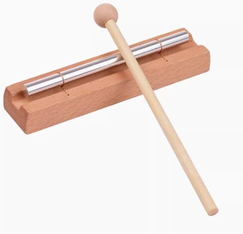 Hand Chime, Silver Musically Tuned for Meditation, Yoga and Mindfulness, Bell Percussion Instrument For Teachers and Classrooms (Trio) in Saudi Arabia
