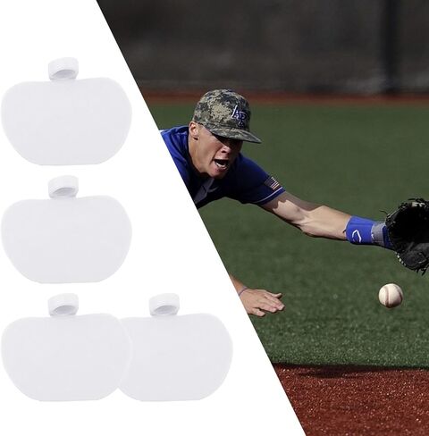 8X Baseball Palm Pads, Sting Pad for Softball Glove Shock Stop Palm Pad Baseball Thumb Guard Catcher Thumb Guard Baseball Glove Shock Stop Pad for Baseball Softball Players in Kuwait