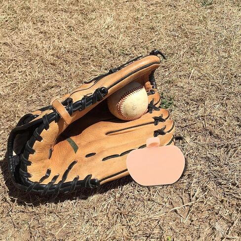 8X Baseball Palm Pads, Sting Pad for Softball Glove Shock Stop Palm Pad Baseball Thumb Guard Catcher Thumb Guard Baseball Glove Shock Stop Pad for Baseball Softball Players in Kuwait