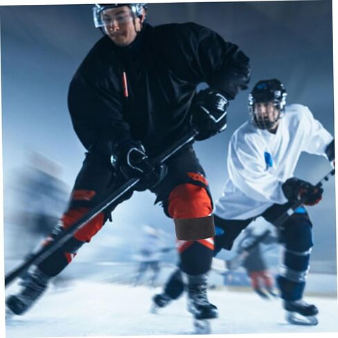 BESTonZON 2pcs Elastic Hockey Shin Guards Adjustable Straps for Women Men Field Hockey Shin Guard Sleeves for Sports Protection in Saudi Arabia