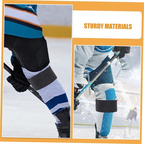 VICASKY 2pcs Elastic Shin Guard Straps for Hockey Design for Adults Youth for Ice Hockey Skating in Saudi Arabia