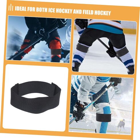 VICASKY 2pcs Elastic Shin Guard Straps for Hockey Design for Adults Youth for Ice Hockey Skating in Saudi Arabia