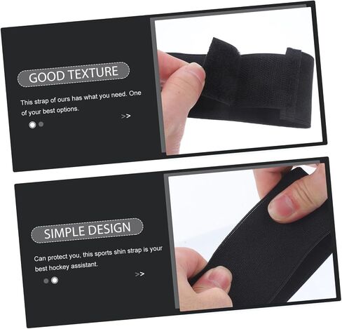 Shin Strap for Goalkeeper Slip Hockey Guard Durable Protective Gear for Ice Hockey Easy to Use Shin Guard Straps Reliable Security in Saudi Arabia