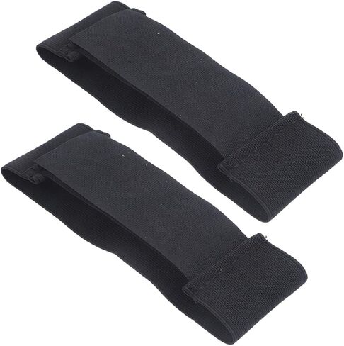 2Pcs Adjustable Elastic Shin Guard Straps for Ice Hockey Field Hockey and Skating Sports Safety Sleeves Protection and Versatile Use in Saudi Arabia
