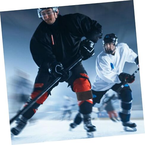 2Pcs Adjustable Elastic Shin Guard Straps for Ice Hockey Field Hockey and Skating Sports Safety Sleeves Protection and Versatile Use in Saudi Arabia