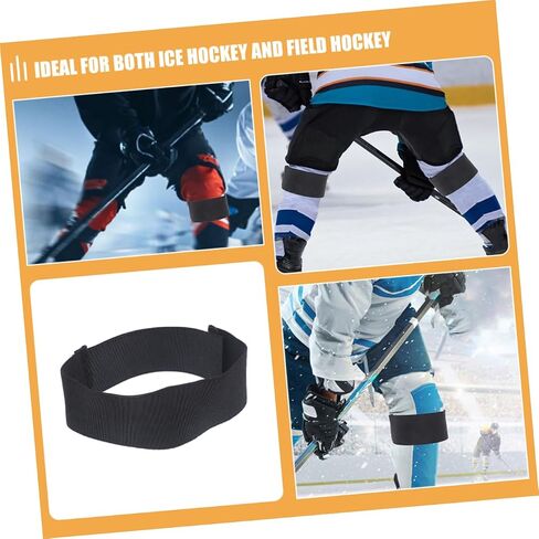 2Pcs Adjustable Elastic Shin Guard Straps for Ice Hockey Field Hockey and Skating Sports Safety Sleeves Protection and Versatile Use in Saudi Arabia