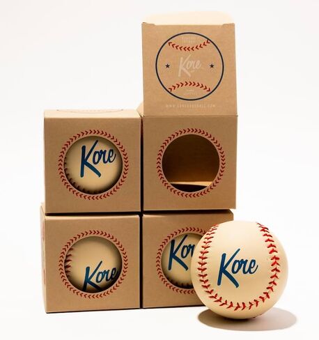 Kore Softball – Hand-Stitched Real Feel Foam Softballs | Safe Indoor & Outdoor Practice Ball for Backyard Play | Softball Gift or Desk Toy | Stocking Stuffer | Party Favors | (4) in Saudi Arabia