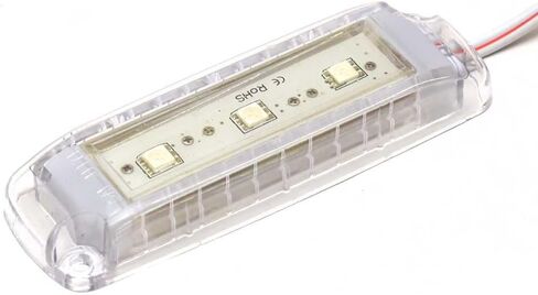 ضوء LED للقارب 4131027 | 12 فولت 4 1/4 × 1 3/8 × 1/2 بوصة أزرق in Saudi Arabia