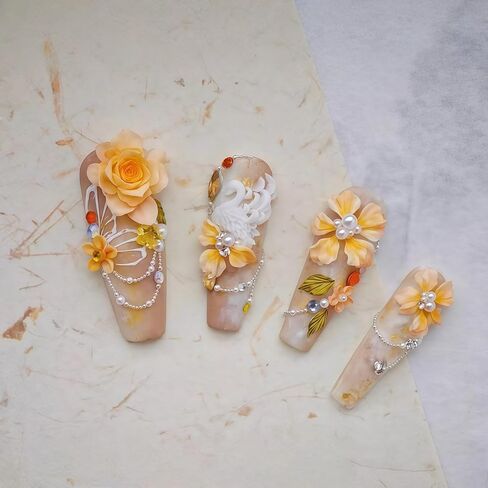 2 Pcs Star Silicone Nail Art Molds for Women Resin Nail Design in Saudi Arabia
