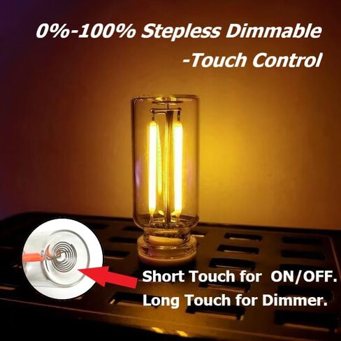 Dimmable Blue USB Touch Control Led Lights for Car, Glass Truck Led Lights Interior, Cute Retro Led Night Light Ambient Lighting, USB Mood Lamp Bedroom, Car Accessories for Men Women in Kuwait