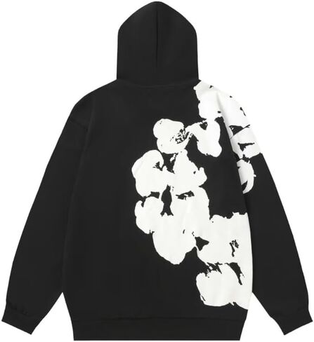 Gothic foam printed loose hoodie Y2K jogging pants hip-hop set street retro sweatshirt sweatpants two-piece set in Saudi Arabia