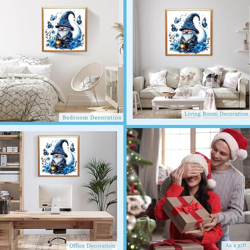 Maxbye Birds Diamond Art Kits للبالغين ، ومجموعات الطلاء من الماس 5D للمبتدئين البالغين ، و DIY الكامل الحفر زهرة الماس مع فن الأحجار الكريمة لديكور الجدار المنزلي 16x12in in Saudi Arabia