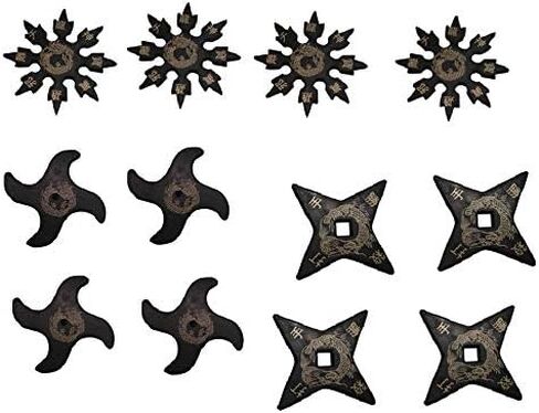 Lees Ninja Dragon Style Rubber Safety Stars Set of 12 in Saudi Arabia